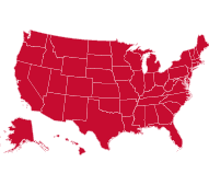 United States state map